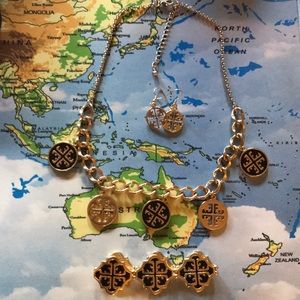 Necklace, earring and bracelet set